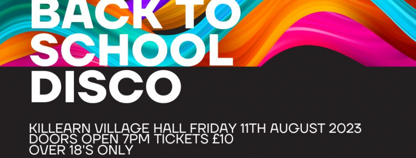 Back To School Disco